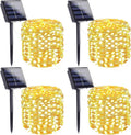 solar fairy lights, 4 pack total 400led 144ft, main product view