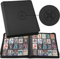 20-Pocket Card Binder, Trading Card Binder Holds 2000 Cards, Premium Zippered Trading Card Album Compatible with TCG, Game & Sports Cards (Black)
