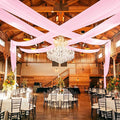6 Panels Pink Ceiling Drapes for Wedding 5ftx40ft Ceiling Drapes Wedding Arch Draping Fabric Cheesecloth Sheer Curtain Romantic Ceiling Decorations for Weddings Party Banquet Ceremony Stage