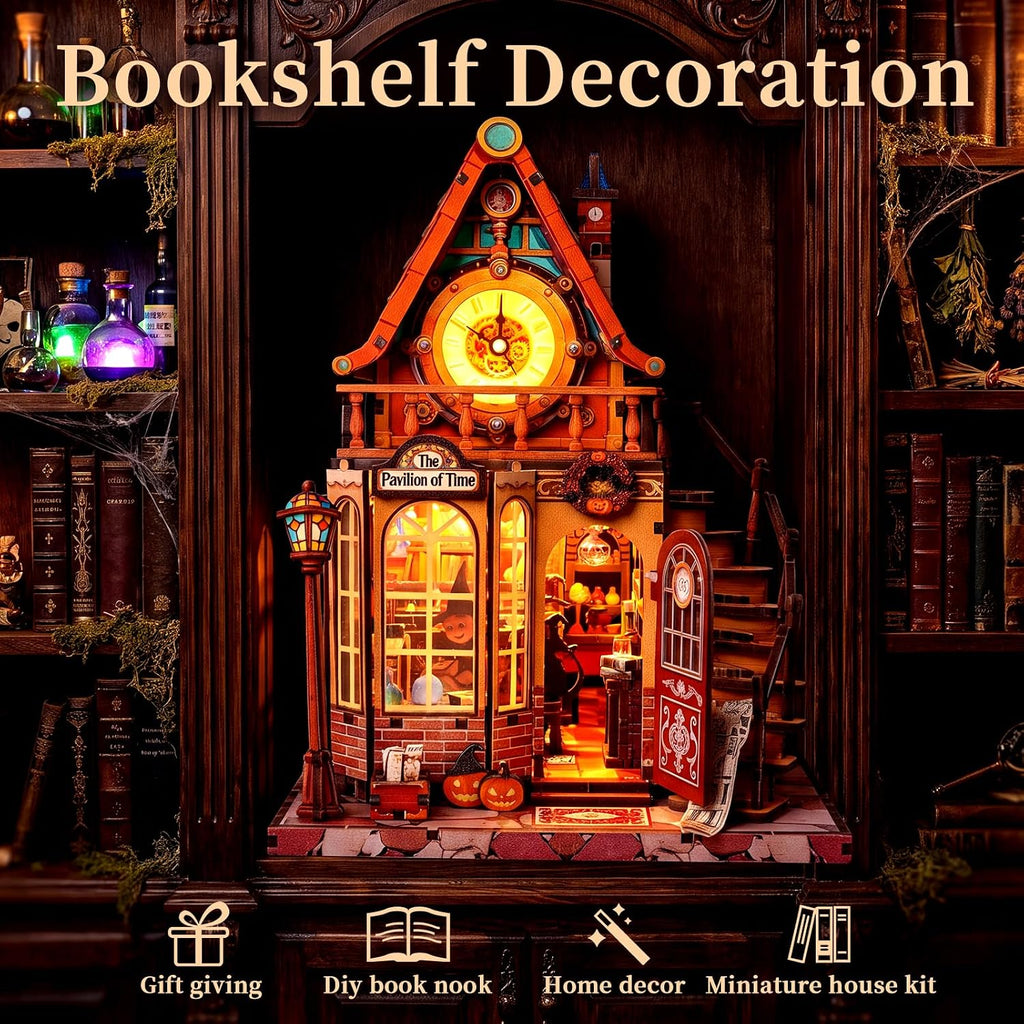 book nook kit – wheel of time, 3d, close-up detail