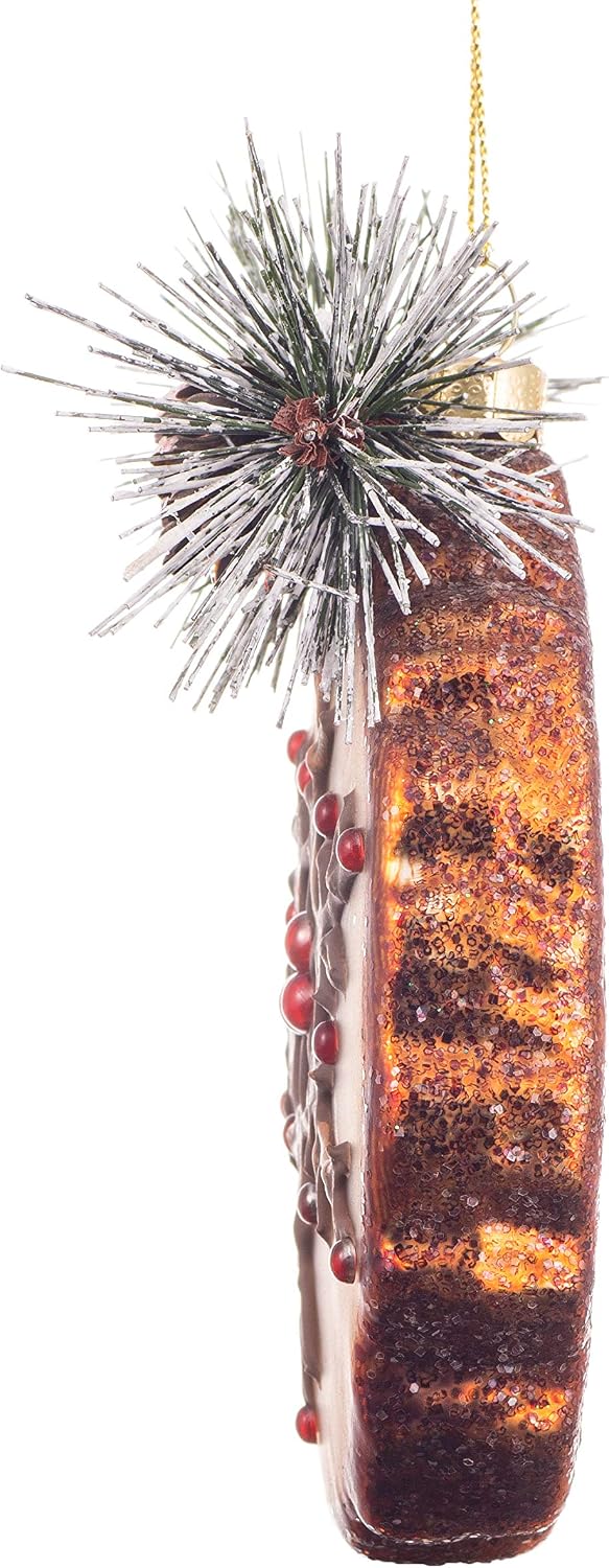 Glass Blown Ornaments for Christmas Tree Pine Tree Stump