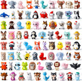 ferreve 80 pcs 3d animal silicone focal beads, main product view
