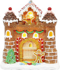 moments in time light up gingerbread castle 8.3”h, main product view