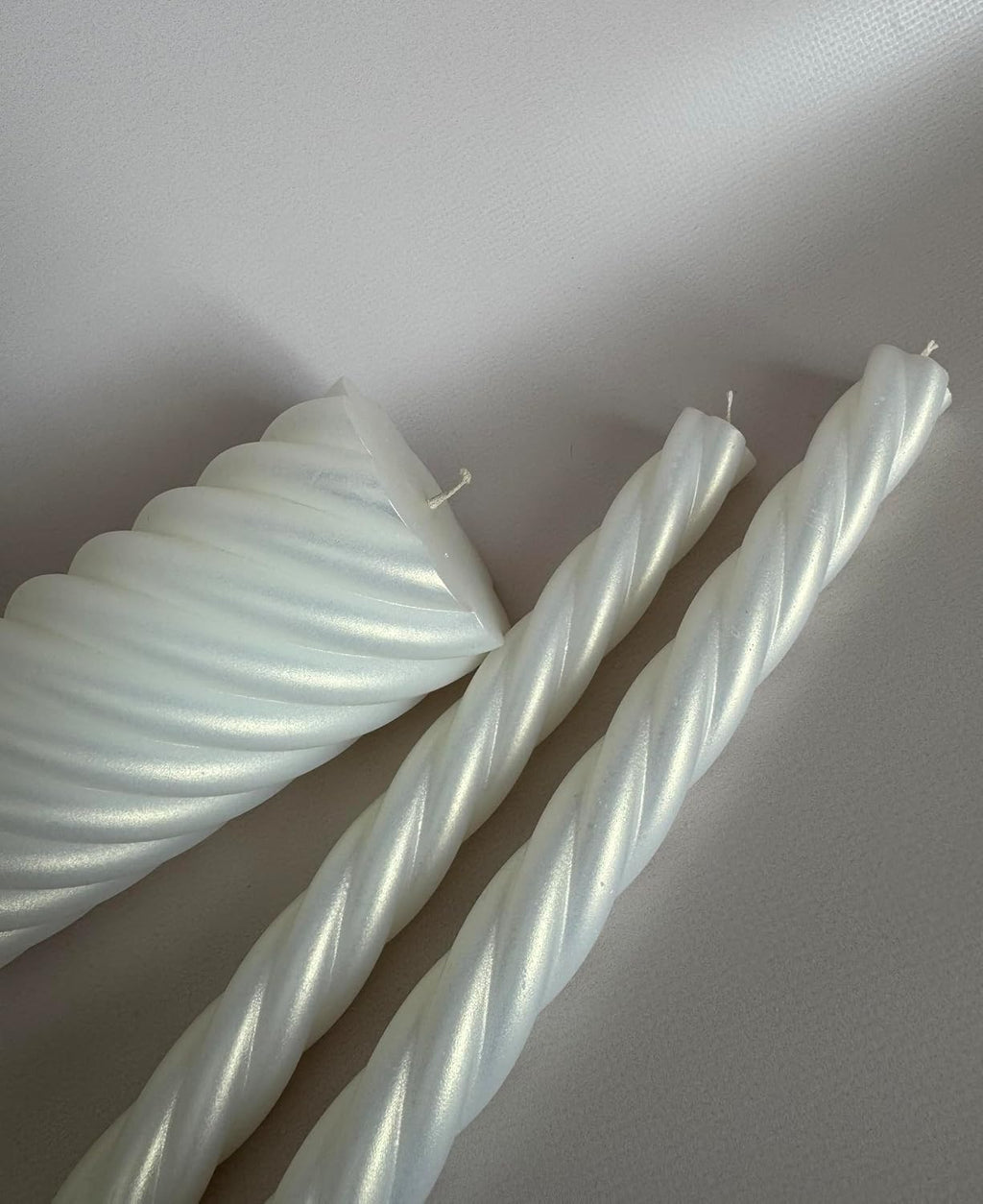 Unity Candle Set for Wedding - Wedding Unity Set for Reception and Ceremony - 6” Pillar Candle & Two 10” Taper Candles -Unity Candles- Marriage Unity Ritual-White