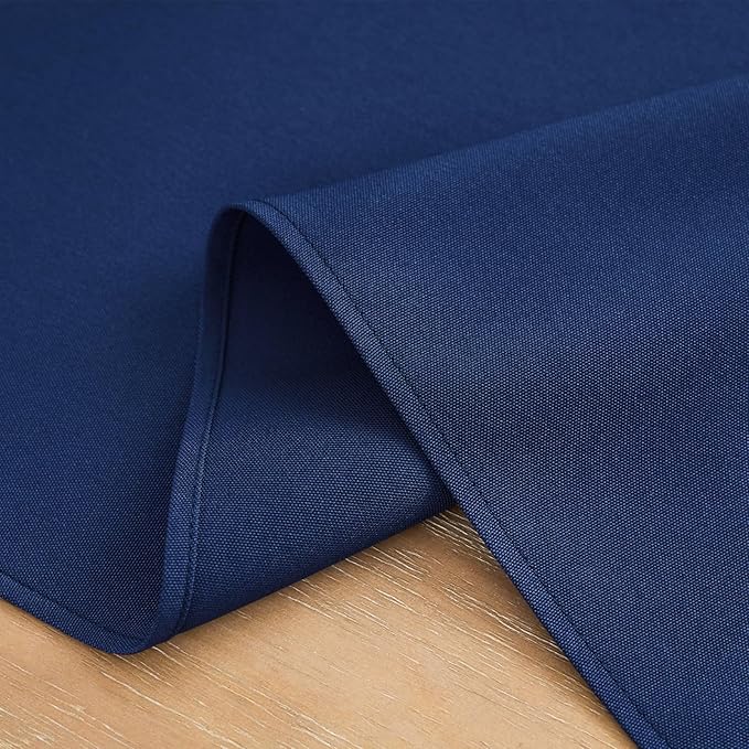 2 Pack Navy Blue Table Runner 12 x 90 Inch Solid Color Farmhouse Runners Coffee Table Dresser for Daily Party Home Decoration