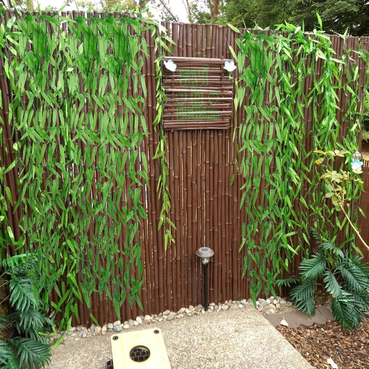1200 ft artificial ivy garland fake hanging jungle shown in use