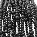 48ft christmas wood bead garland rustic holiday decor, main product view