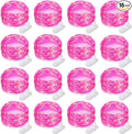 16 Pack 30 Led Fairy Lights Battery Operated String Lights 10 Feet Waterproof Twinkle Lights Mason Jar Lights Silver Wire Firefly Lights for Pink