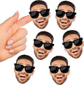 Big Dot of Happiness Custom Photo Sunglasses - Party Favors - Fun Face Cut-Out Stickers - Set of 24