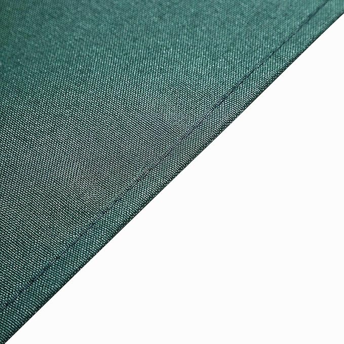 Efavormart 90" Hunter Emerald Green Wholesale Linens Polyester Square Linen Tablecloth for Kitchen Dining Wedding Birthday Party