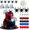 Spider Cake Topper Spider Web Cake Decoration