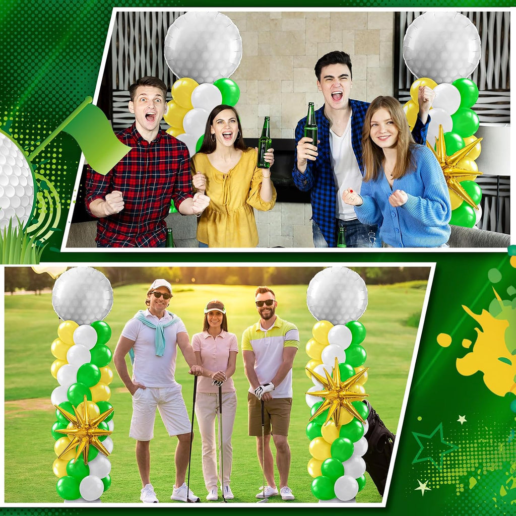 kasyat 2 sets golf balloon column stand kit on a desk or shelf