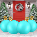 jetec 4 pcs giant inflatable christmas ball, solid, main product view