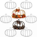 hotop 7 pcs pumpkin wreath frame metal wire, main product view