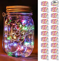 20 Pack Multi-Color LED Fairy Lights Battery Operated,7FT 20 LED Waterproof Mini Twinkle String Lights Battery Powered for Christmas Mason Jars Party,Multicolor