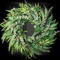 22" eucalyptus wreath for front door window porch, main product view