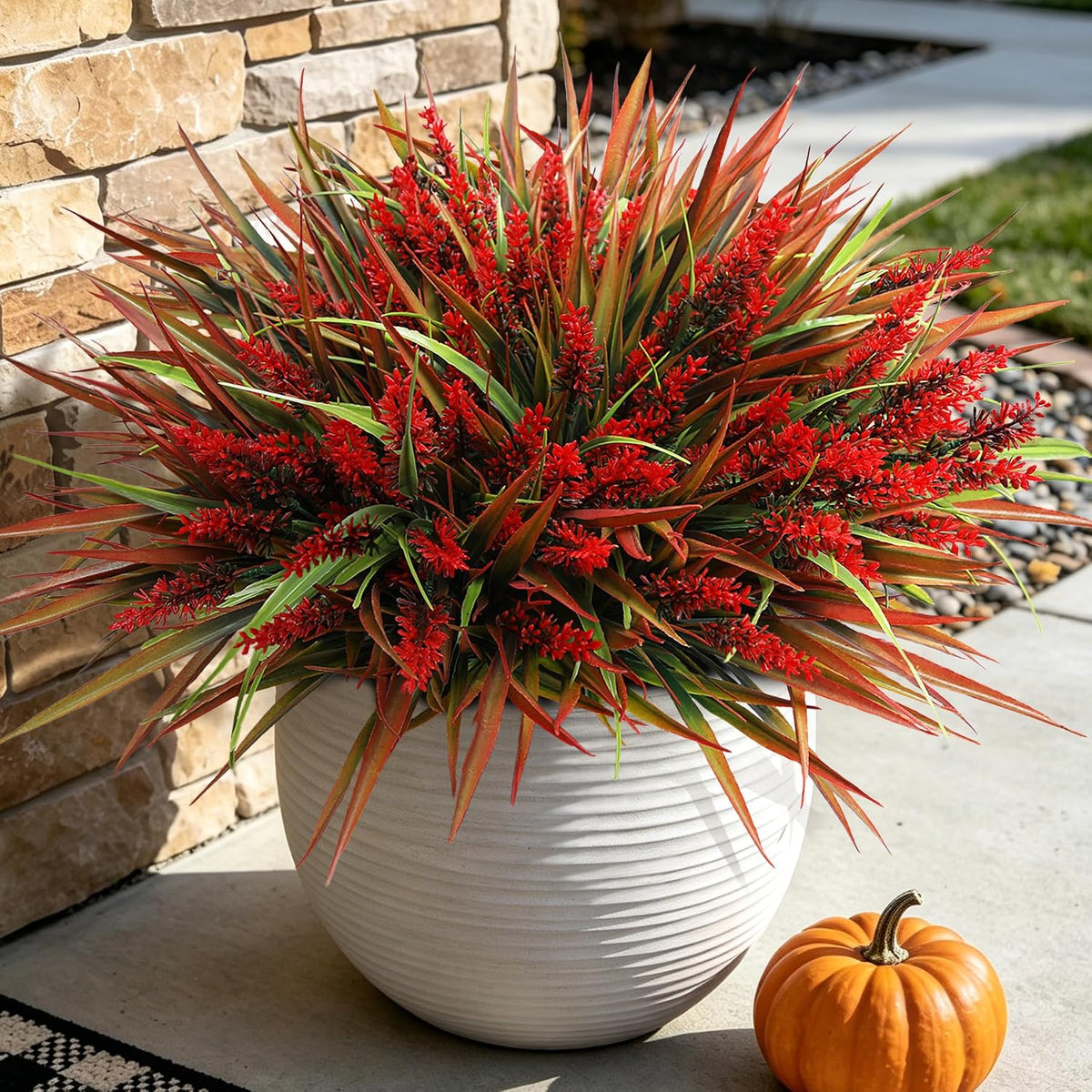 fake plants with artificial lavender flower for outdoor, main product view