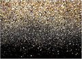 WOLADA Black and Gold Backdrop Golden Glitter Backdrop for Photography Wedding Birthday Baby Shower Party Photo Studio 8x6FT 11176