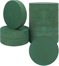 IHDYPPEW 10 PCS Floral Foam Blocks, 7 Inch Large Dry Round Green Floral Foam for Flower Arrangements, Perfect for Crafting, Floral Arranging, Weddings and Floral Creation