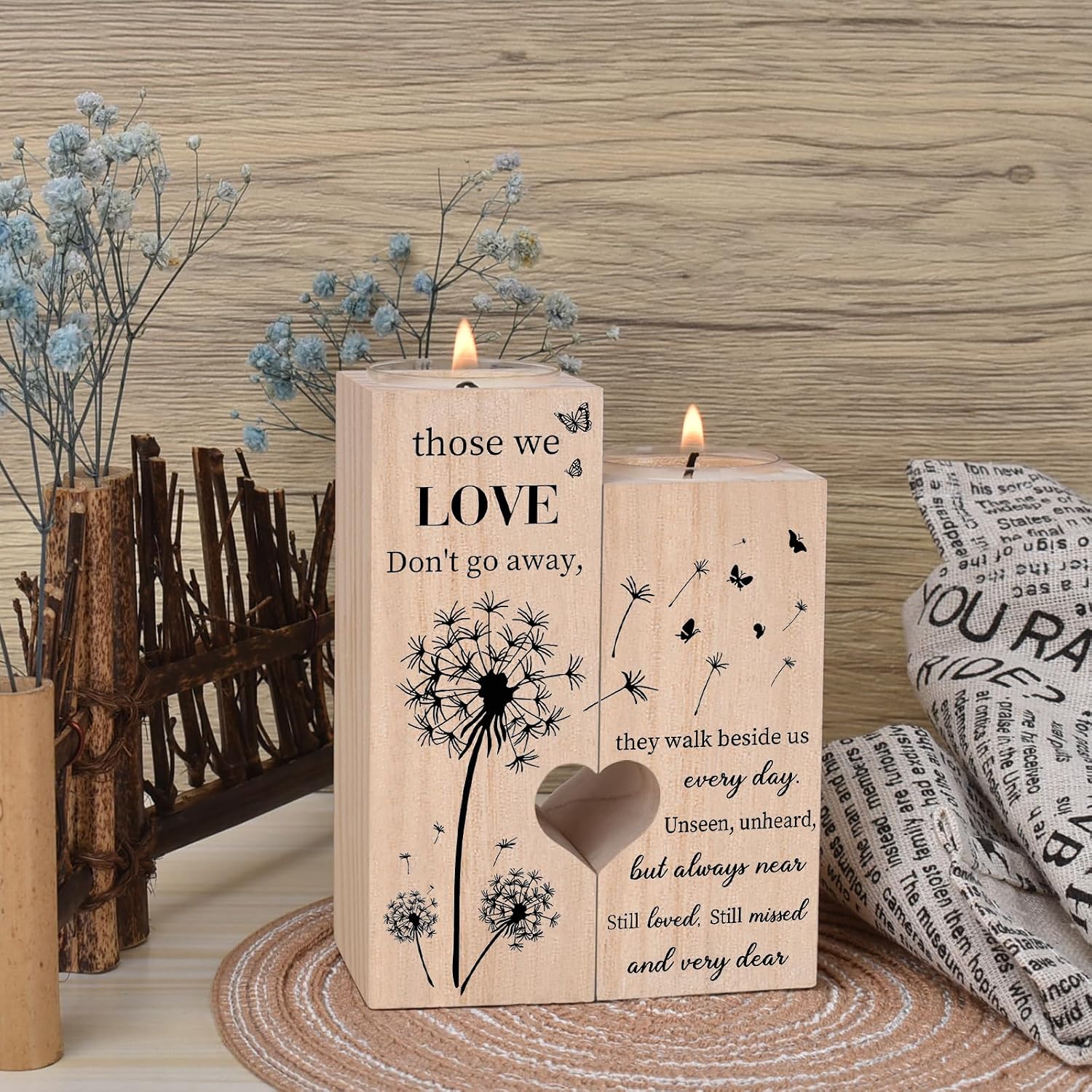 Sympathy Gifts for Loss of Loved One, Bereavement Candle Holders | Condolence Gift, Memorial Gifts for Mother Father Grandma Grandpa Aunt