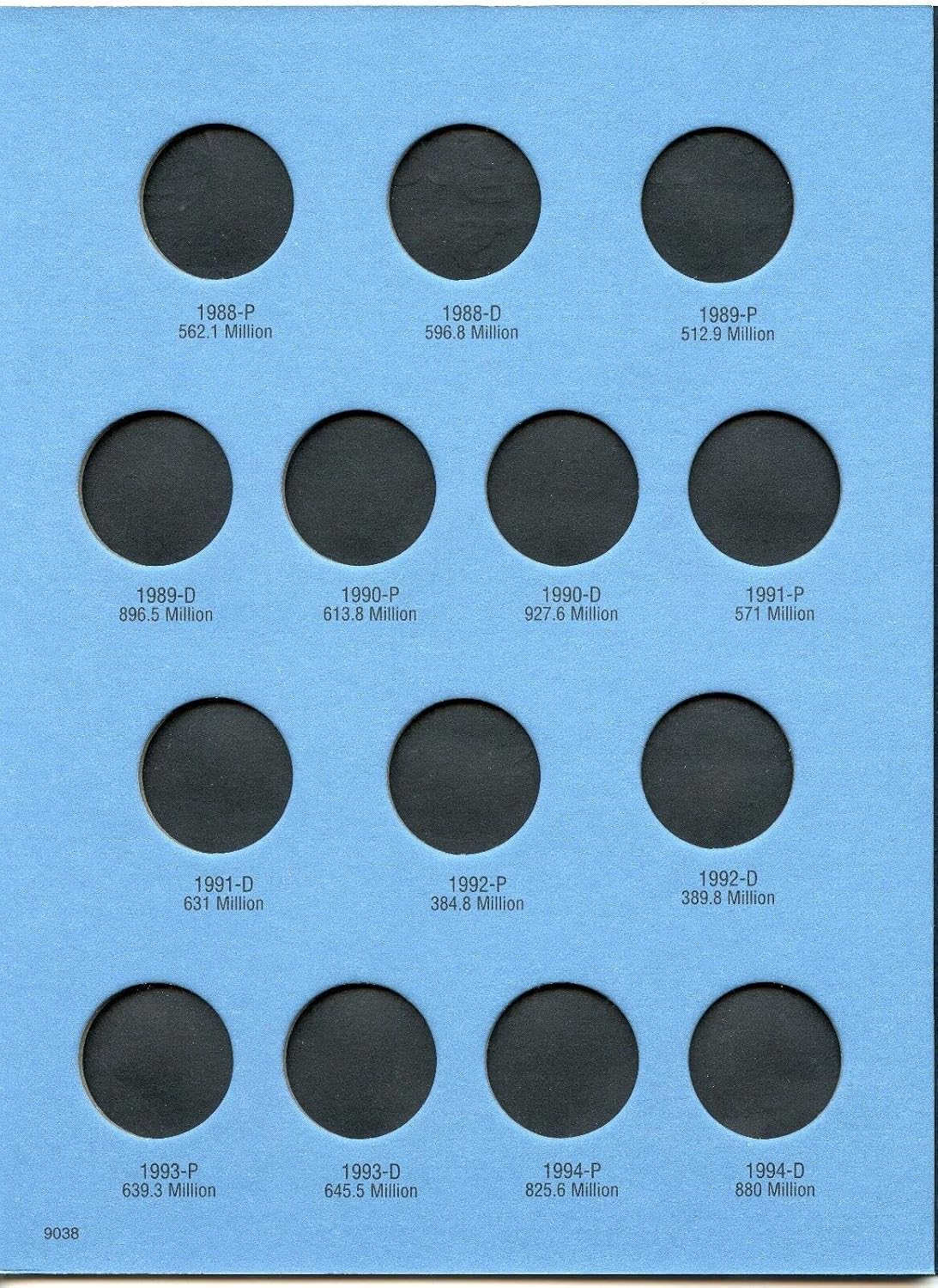 Whitman US Washington Quarter Coin Folder Four Volume Set 1932 – 1998 #9018, ...
