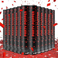 Party Poppers Confetti Cannon 12 Pack Red Poppers 12 Inch Party Shooters Mylar Confetti Red Foil Confetti Cannons Bulk for Wedding Birthday Graduation Baby Gender Reveal Christmas New Year