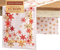 Maison d' Hermine Table Runner 100% Cotton Double Layer Table Runners 72 inches Long for Thanksgiving Christmas Decorations Home Kitchen Dining Party Wedding (Crystal Star, 14.5" x 72")