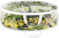 whitmor clear wreath storage container with tear resistant, main product view