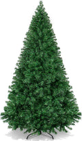 best choice products artificial christmas tree, 6ft premium, main product view