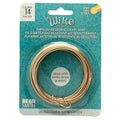 The Beadsmith Wire Elements Craft Wire – Tarnish Resistant, Soft Temper, Round, Rose Gold Color – 1.6mm, 14 Gauge, 10 Foot Spool – Jewelry Making, Wire Wrapping, Floral, & Other DIY Crafts