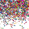 STEFORD 150g Rainbow Star Confetti, 6mm Multicolor Star Glitter Metallic Sequin Sprinkle Stars Rainbow Glitter Confetti for Birthday Party Wedding Halloween Christmas DIY Decorations