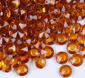 1000pcs/ Pack Wedding Table Acrylic Diamond Scatter Crystals Confetti Acrylic Gems Vase Fillers Rhinestones for Wedding, Bridal Shower, Vase Beads Decorations (10mm, Coffee)