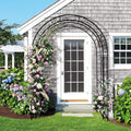 7ft heavy duty steel garden arbor with side, main product view