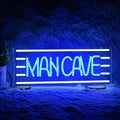 Man Cave Neon Sign, Neon Sign For Wall Decor, Art Led Light for Resturant Signage Shop Home Wall Decor Welcome Sign Bedroom Bar Hotel Shop Party(16.5 x 6.5 in)