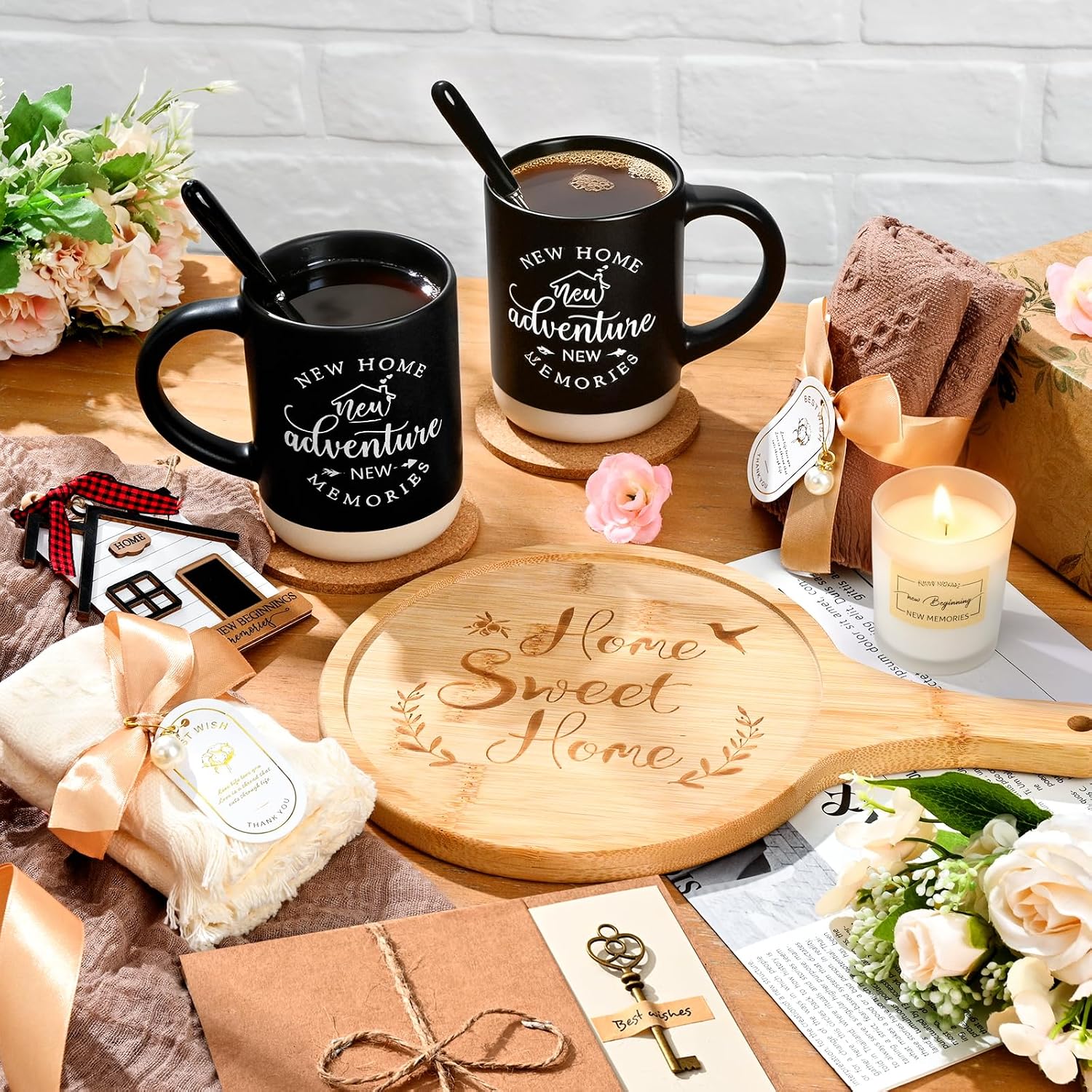 YHRJWN 13 Pcs House Warming Gifts New Home, New Home Gift Ideas, Housewarming Gift for Homeowners Women Men Friends, Closing Gifts for House Buyers