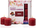 HYOOLA Scented Votive Candles - Berries Votive Candles -12 Hour Burn Time - 9 Pack - European Made
