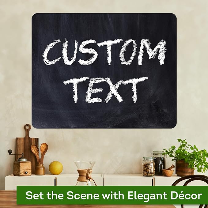 Custom Sign, Custom Street Sign, 11 Font Colors, 13 Font Styles, 4 Hole Options, 22 Sizes, 24x30 Inches, Rust Free DiBound, Fade Resistant, Made in USA by My Sign Center (Chalkboard Black)