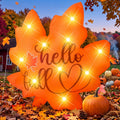 vihose fall maple leaf inflatable 5.25ft led thanksgiving, main product view