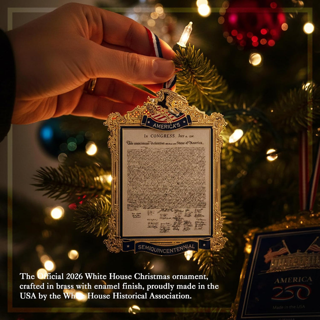 Official Commemorative Ornament of America’s 250th Anniversary | 2026 White House Christmas Collection