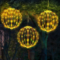 12 inch christmas ball lights, 3 pack outdoor, main product view