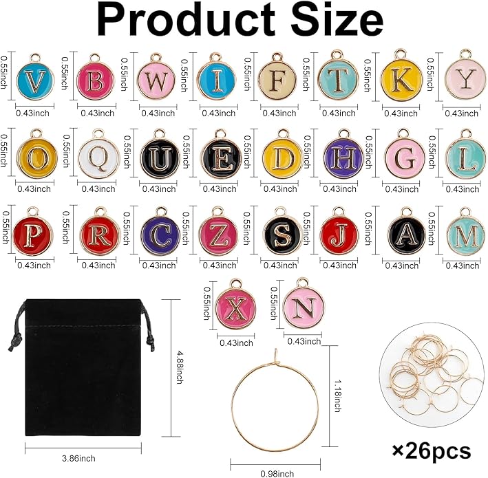 Wine Glass Charms Wine Charms for Stem Glasses Glass Markers Identifiers Tags for Christmas Tasting Party Favors Decorations