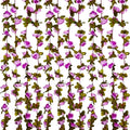 8Pcs 63Ft Light Purple Rose Garland, Fake Rose Hanging Flowers, Artificial Flower Vine, Hanging Floral Vine Garland for Wedding, Birthday Party, Wall Arch, Halloween, Christmas Garden Backdrop Decor