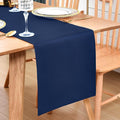 Farmhouse Navy Blue Table Runner Dining Table Runners 72 Inches Long Coffee Table Runner for Dresser Living Room Bedroom Holiday Party Banquet 12X72 Inch