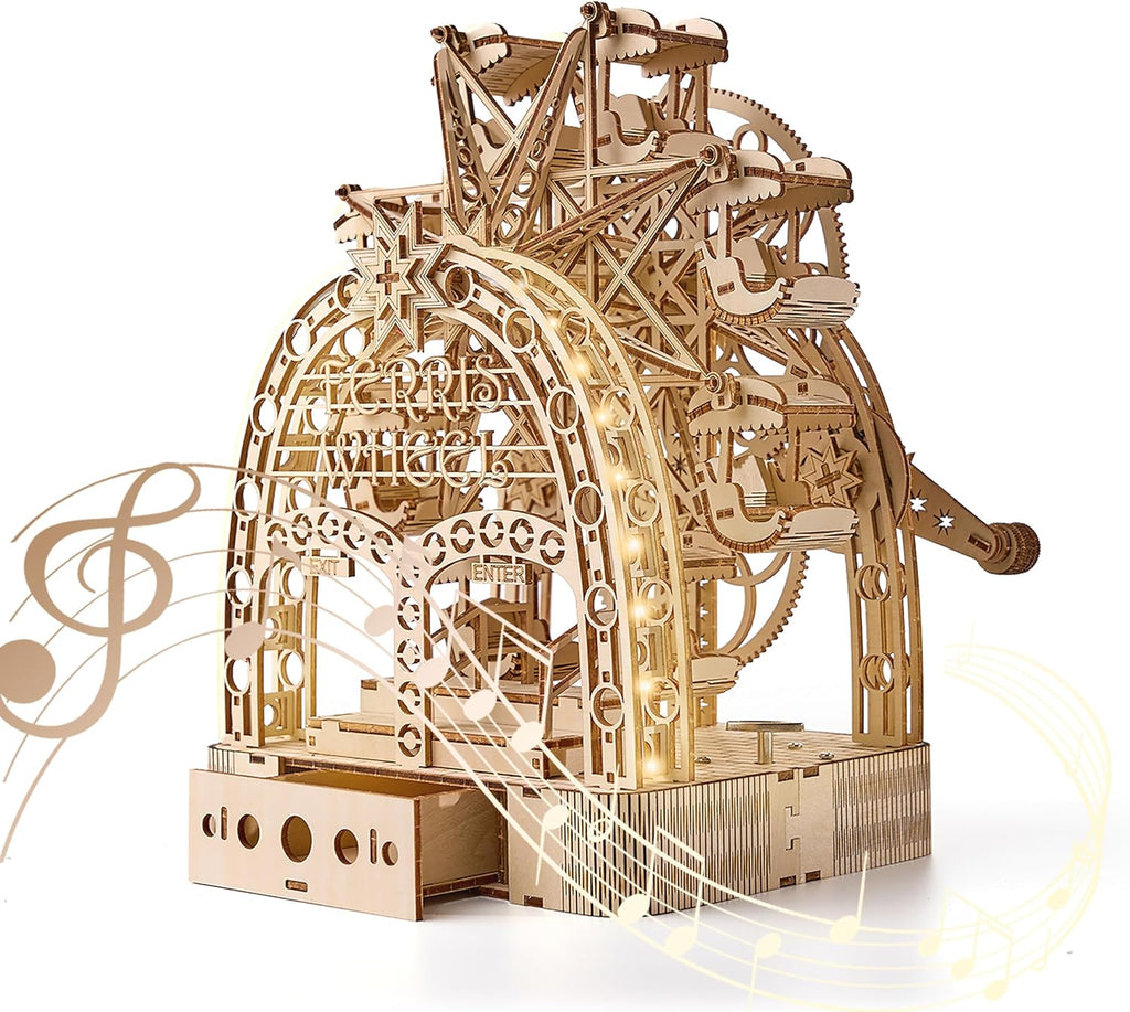 3d wooden puzzles for adults: 3d puzzle light-up, main product view