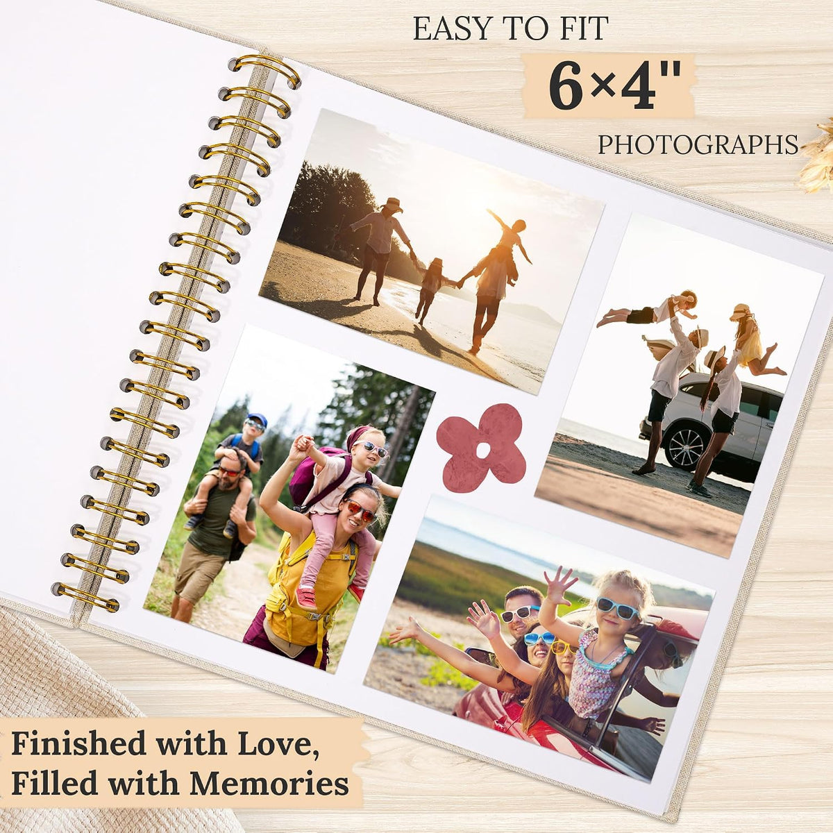12"x12" Scrapbook Photo Album Linen Cover 40 Sheets 80 Pages White ...