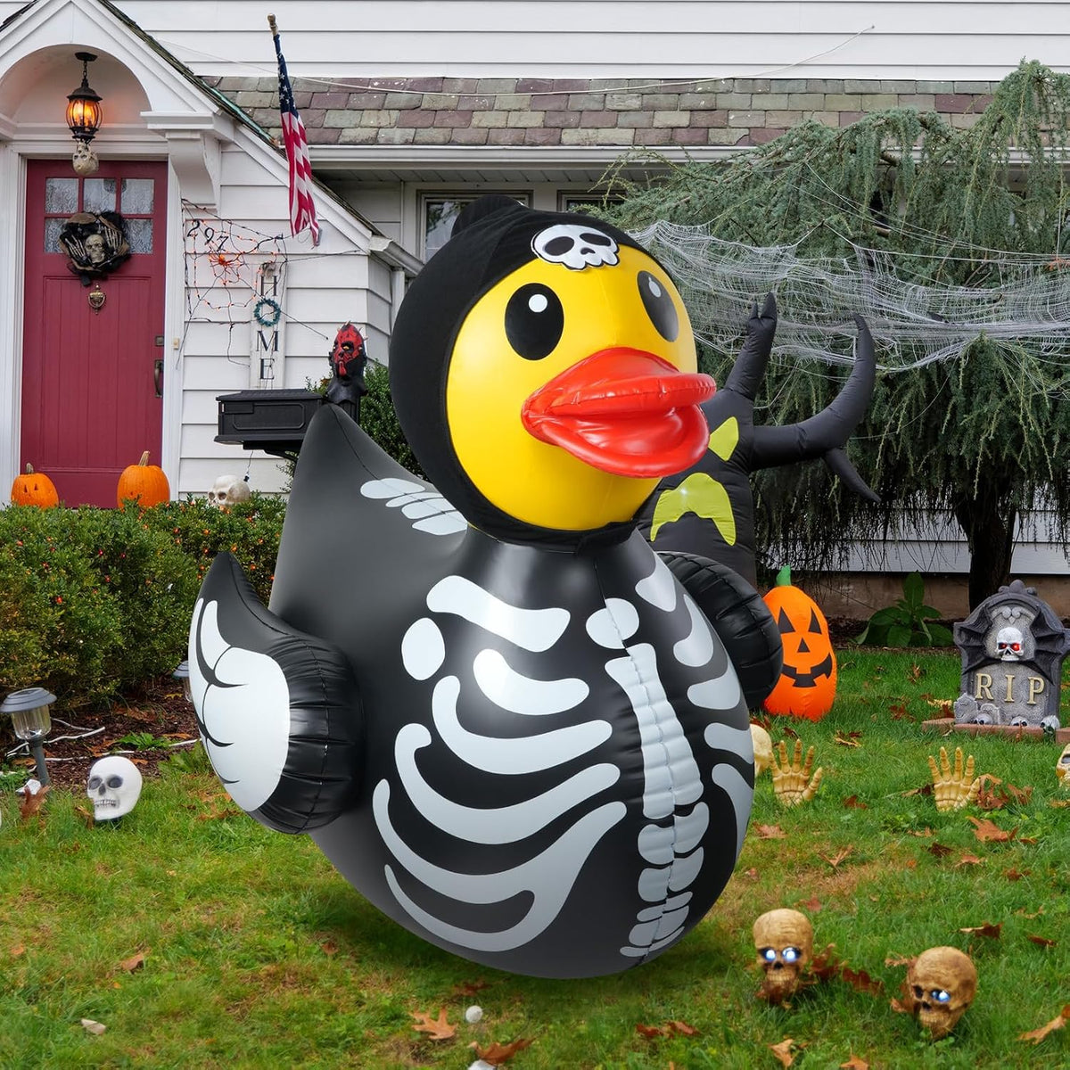 4.6 feet halloween giant inflatable duck outdoor decorations,huge, main product view