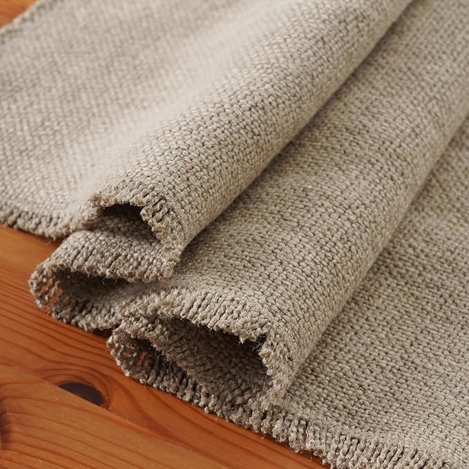 100% Pure Linen Table Runner 72 Inches Long-Super Thick Noble Cloth Dining Table Runner for Wedding, Parties, Everyday, Holidays