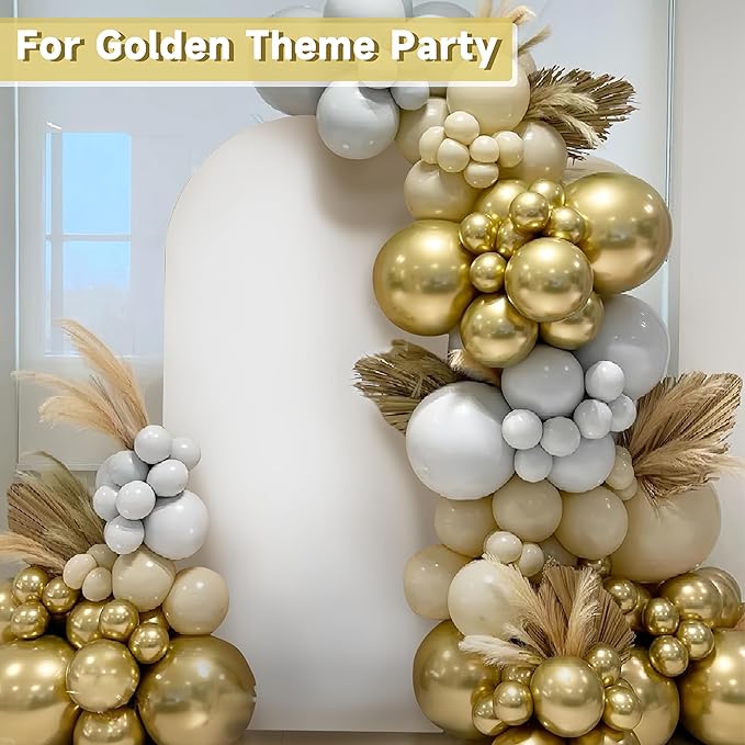 Hemmotop White Arch Backdrop Cover (No Arch Backdrop Stand), 6 ft Spandex Stretchy 2-Sided Arch Stand Covers, Ideal for Wedding, Baby Shower, Ceremony Party Decoration, Ballloon Arches