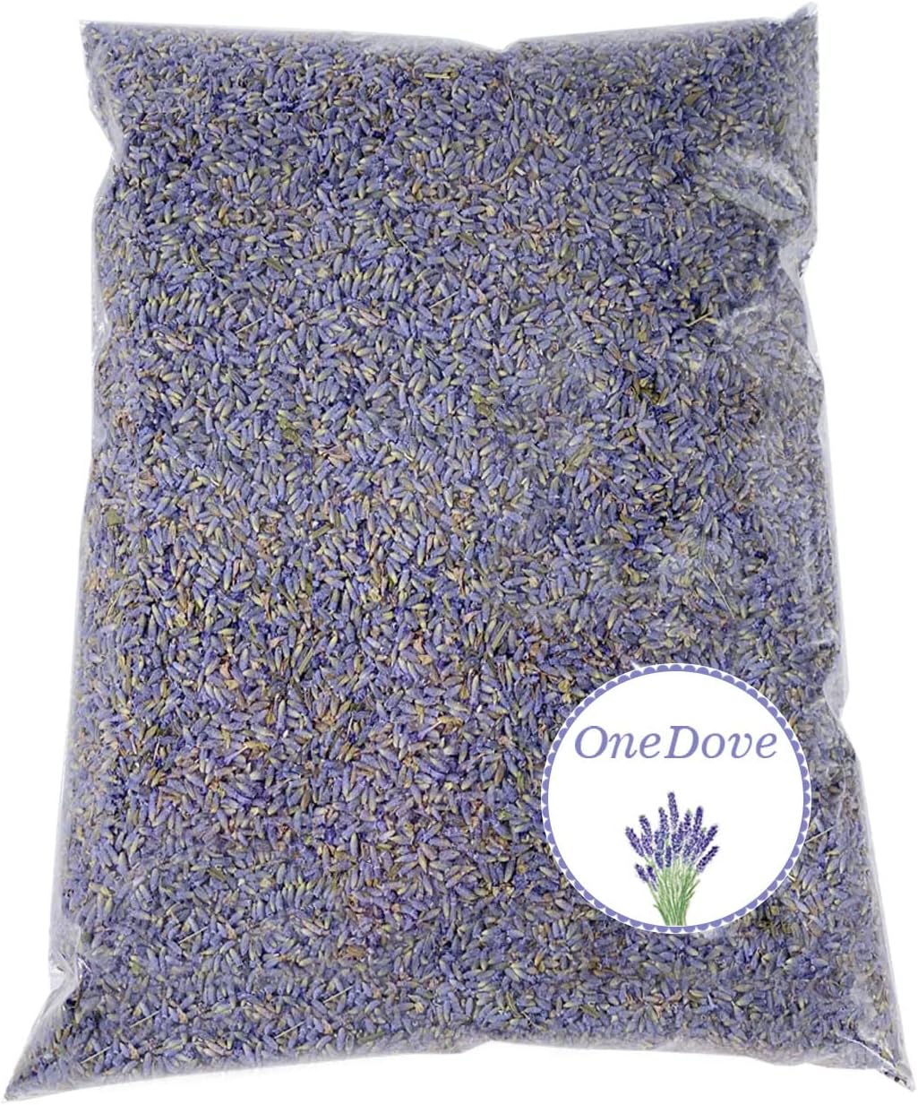 OneDove 2 Pounds Lavender Buds Dried Flowers,100% Natural Dried Lavender Buds, Ultra Blue Grade (2 Pounds)