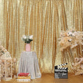 Gold Sequin Backdrop,5FT x 7FT Sequin Photography Backdrop Curtain for Party Decoration